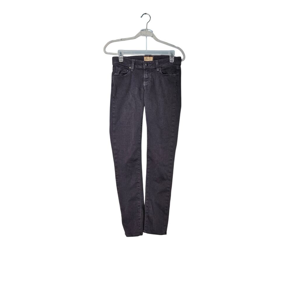 Paige Peg Skinny Gray Denim Jeans Womens Size 26
